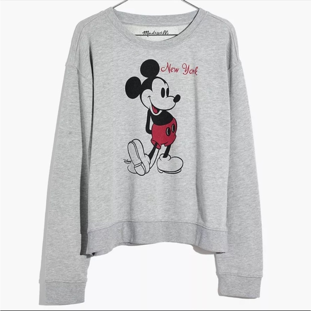 Madewell Mickey Disney New York crew neck sweatshirt xs